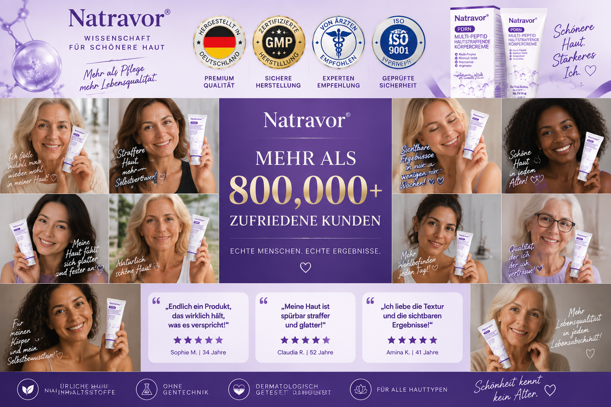 Natravor®🎗️ PDRN Multi-Peptid Straffende Körpercreme ｜ Anti-Aging Pflege, Feuchtigkeit, Straffung & Lifting für ein glatteres, ebenmäßigeres Hautbild｜